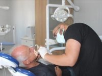 Hatay'da gezici ünitelerle verilen diş sağlığı hizmeti prefabrik merkeze taşındı