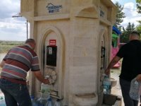 Edirne'de parktaki çeşme, su israfını önlemek için sembolik olarak ücretlendirildi