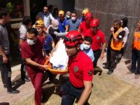 Van Eğitim ve Araştırma Hastanesinde deprem tatbikatı yapıldı