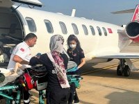 Şanlıurfa'da tedavi gören çocuk, ambulans uçakla Bursa'ya sevk edildi