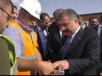Sağlık Bakanı Koca, Mardin Şehir Hastanesi inşaatını inceledi