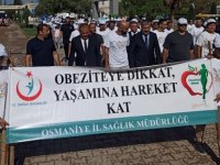 Osmaniye'de sağlıklı yaşam için yürüyüş düzenlendi
