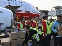 Gazze'ye ilaç ve tıbbi malzeme taşıyan uçak yola çıktı