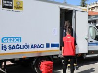 Konya Büyükşehir Belediyesi personeli için "Gezici İş Sağlığı Aracı" ile hizmet vermeye başladı