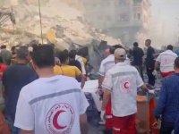 Filistin Kızılayı: Kudüs Hastanesi çevresinde şiddetli saldırılar nedeniyle ambulanslar hareket edemiyor