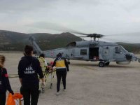 Kalp Krizi Geçiren Vatandaş, Askeri Helikopter İle Hastaneye Ulaştırıldı