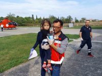 2 Yaşındaki Kız Çocuğunun Yardımına Ambulans Helikopter Yetişti