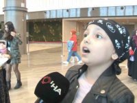 Başakşehir’de Lösemili Çocuklar Haftası’nda Anlamlı Etkinlik, Havaya Balon Bırakıp Maskelerini Çıkarttılar