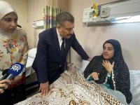 Sağlık Bakanı Fahrettin Koca'nın Mısır'da ziyaret ettiği Gazzeli yaralılar, yaşadıklarını anlattı