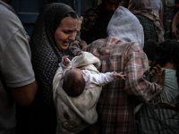 Gazze'de saatte 5 çocuk öldürülürken 7 bebek bombalamalar arasında dünyaya gözlerini açıyor