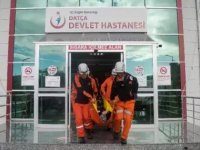 Datça Devlet Hastanesi'nde deprem tatbikatı yapıldı