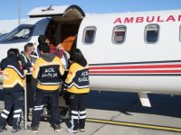 Kars'ta kalp hastası 70 yaşındaki kişi ambulans uçakla Ankara'ya sevk edildi