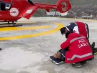 Göğüs Ağrısı Şikayeti Olan Hasta İçin Helikopter Havalandı