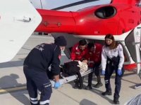 Van’da Kalp Hastası Genç Kadın İçin Helikopter Havalandı