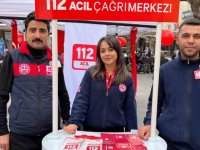 Sağlıkçılardan Vatandaşlara 112’ye ’Gereksiz Çağrı’ Bilgilendirmesi