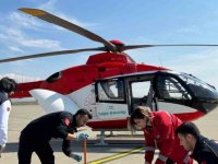 Şırnak’ta Hipertansiyon Sorunu Olan Çocuk Ambulans Helikopter İle Van’a Götürüldü