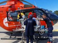 Ambulans Helikopter Yeni Doğan Bebek İçin Zamanla Yarıştı