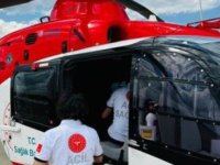 Ambulans Helikopter Yaşlı Hasta İçin Havalandı