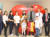 Lenfoma Hastası Eymen Çakmak, Galatasaray Forması Hayaline Kavuştu