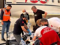 Mersin'de ambulans uçak 10 yaşındaki çocuk için havalandı