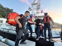 Fethiye açıklarında 2 kişiye tıbbi tahliye yapıldı