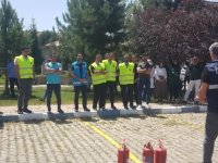 Bingöl'de deprem ve yangın tatbikatı yapıldı