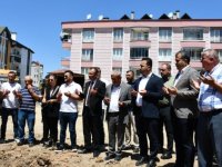 Vezirköprü'de yaptırılacak sağlık hizmetleri istasyonu için çalışmalar başladı