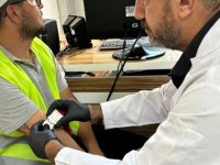 Batman Belediyesi'nde 380 personele sağlık taraması yapıldı