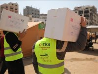TİKA, gıda ve insani yardım başta olmak üzere Gazze halkına desteğini sürdürüyor