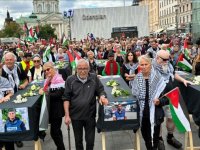 İsveç'te Gazze'deki açlık ve gazetecilere yönelik saldırılar protesto edildi