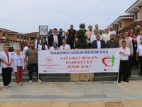 Of'ta sağlıklı yaşama dikkat çekmek için yürüyüş düzenlendi