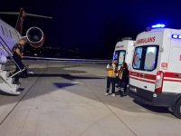 Tokat'ta ambulans uçak 4,5 aylık bebek için havalandı