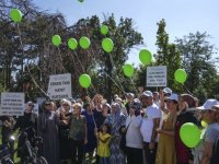Lösemili Hastalar Derneği lenfoma farkındalığı için pedal çevirdi