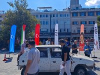 "Gezici Soykırım Müzesi" Eyüpsultan Meydanı'nda halkla buluştu