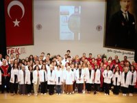 Amasya'da "Beyaz Önlük Giyme Töreni" yapıldı