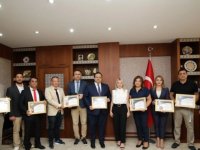 Rektör Özkan, TÜRKPATENT ISIF'25'te ödül alan akademisyenlerle buluştu