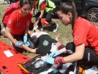 Fethiye'de afet ve acil durum tatbikatı yapıldı