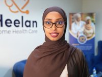 Türkiye mezunu Somalili Hashi, ülkesinde evde sağlık hizmeti veren ilk merkezi açtı