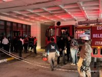 Edirne'de hastanede çıkan yangın söndürüldü