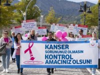 Osmancık'ta Meme Kanseri Farkındalık Yürüyüşü düzenlendi