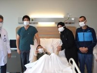 Bursa'da 9 yaşındaki çocuk babasından yapılan böbrek nakliyle yaşama tutundu