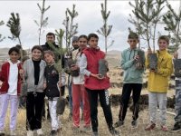 Sigarayı bırakan emekli işçi "fidan" projesiyle topluma nefes olmaya çalışıyor