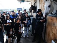 Adana'da Atlı Polis Grup Amirliği lösemili çocukları ağırladı