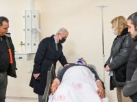 Kırklareli Valisi Turan, hasta ziyaretlerinde bulundu