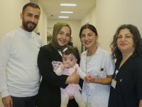 Prematüre doğan Masal Mira 104 günlük mücadeleyle ailesinin kollarına kavuştu