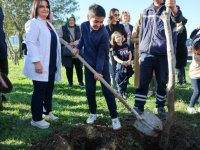 OMÜ'de Diyabet Günü etkinliği kapsamında fidan dikildi