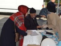 Havza'da vatandaşlara ücretsiz kan şekeri ölçümü yapıldı