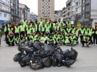 Of'ta çevre temizliği etkinliği düzenlendi