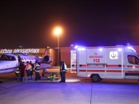 Suudi Arabistan'da kalçası kırılan Türk vatandaşı ambulans uçakla Türkiye'ye getirildi