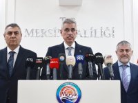 Sağlık Bakanı Kemal Memişoğlu, Mersin Valiliği'nde konuştu: